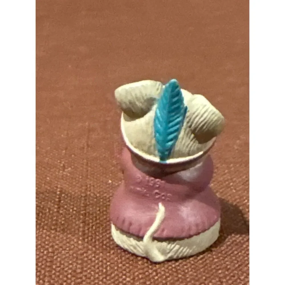 Hallmark Merry Miniatures Thanksgiving Maiden Mouse with Corn